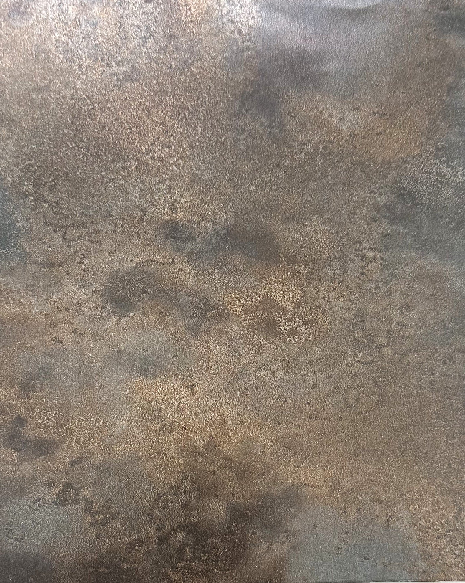 Dekodur AD01 Cineris – Echtmetall HPL mit Glatt-Struktur, Bronze-Rostpatina, Art.Nr. 23275